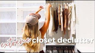 2023 MASSIVE CLOSET DECLUTTER CLEAN AND ORGANIZE WITH ME! @BriannaK  EXTREME KONMARI!