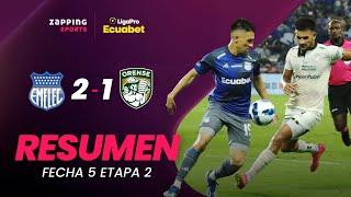 CS Emelec 2 - 1 Orense SC / Resumen Fecha 5 / 2da Etapa / LigaPro Ecuabet