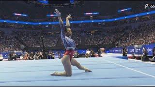  2024 Olympic Trials - Suni Lee's gymnastics floor routine