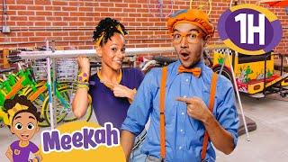 Blippi and Meekah’s Awesome Bike Day! | 1 HR OF MEEKAH! | Educational Videos for Kids