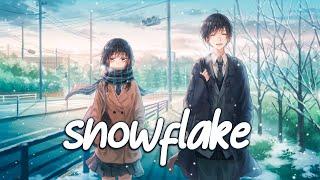 「Nightcore」→ Powfu - snowflake (ft. Sarcastic Sounds & Jaden) || Lyrics