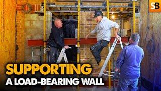 How to Support a Load-Bearing Wall When Knocking Through