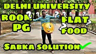 Delhi University️| College Life️| Accommodation | North Campus | Pg | Hostel | Flat | First Day |