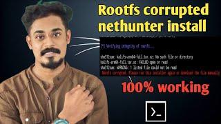 rootfs corrupted |nethunter |termux |solved|malayalam|