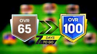 65 To 100 Ovr In 7 Days Without Spending Money! Fc Mobile