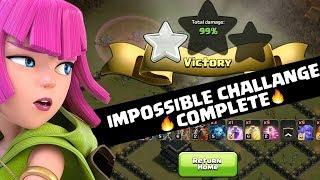 99% 1 STAR | Impossible Challenge - Clash of Clans COC | YOU vs ME Ep #02