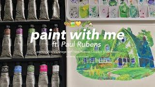 painting kiki's cottage (ft. Paul Rubens 36-set Opaque Watercolors)