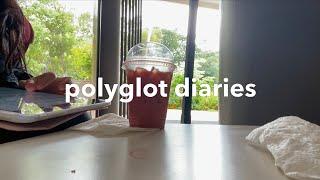 polyglot diaries ep.8  language studies, french exam & waking up early