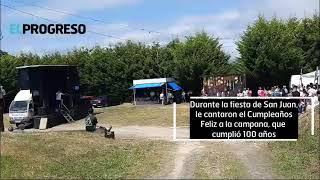 Homenaje de la parroquia de Sistallo a su campana, que cumple 100 años