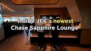 I visited the new Chase Sapphire Lounge at JFK!