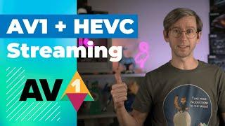 AV1 and HEVC Streaming to YouTube. New in vMix 27