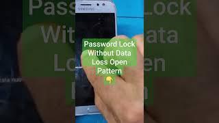 Password Lock Without Data Loss Open Pattern