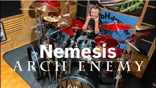 NEMESIS - ARCH ENEMY - Full Drum Cover! Age 10