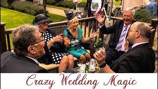 CRAZY WEDDING MAGIC - MAKING CARDS DISAPPEAR!!