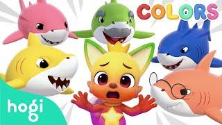 Run, Pinkfong! Learn Colors with Shark Family Race  | Colors for Kids｜Hogi Colors