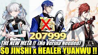 S0 JINHSI x HEALER YUANWU THE NEW META !! (No Verina Needed) Hazard Zone Lv 100 Rotation Showcase