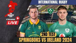 Springboks vs Ireland 2nd Test 2024 Live Commentary