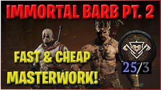 Masterword Strategy for Immortal Barb Build - Fast & Cheap Results! [Diablo 4 Tips & Tricks]