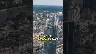  Panoramic Views from Frankfurt's Main Tower! #shorts