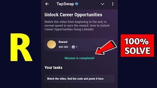 Unlock Career Opportunities | Tapswap Code | How to Unlock Career Opportunities Using LinkedIn