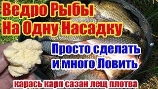 ВЕДРО РЫБЫ НА ОДНУ НАСАДКУ Насадка на Карася Карпа Леща Супер Рыболовная насадка для карася