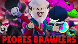 FIM DO BYRON NO META! TOP 10 PIORES BRAWLERS no BRAWL STARS!