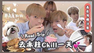 【Road Trip 去赤柱 】一起去放狗chill一天｜️超危險馬路炸彈注意｜