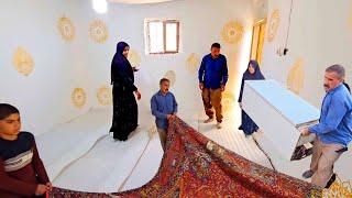 "Cosy Return: Carpeting the Javad Family's Winter Home."