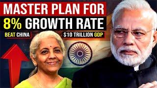 Will Modi's Policies REVIVE the Indian Economy : 8% GDP Growth ? Future of India Economy 2025 - 2030