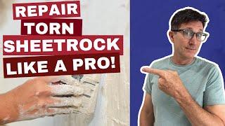 How to Repair Torn Drywall | Master the Art of Wall Repair and Get PRO Results!
