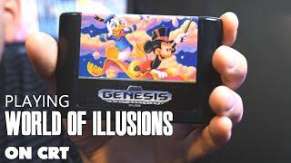 World of Illusions for Sega Genesis on a CRT (Memory Lane)