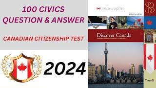 Canadian Citizenship Test 2024. Important Questions & Answers