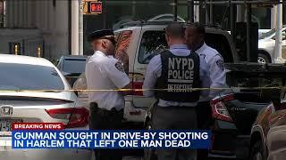 Man killed in drive-by shooting in Harlem