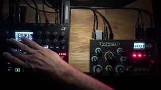 Elektron Syntakt & Dreadbox Typhon live techno