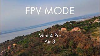 DJI Mini 4 Pro and Air 3 FPV Mode (Without Goggles)