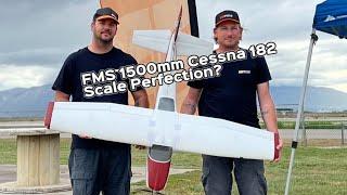 The FMS 1500mm Cessna 182 is Here and it is Incredible!