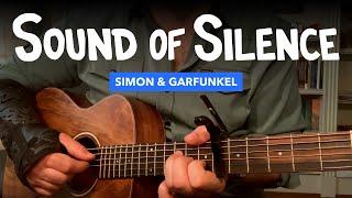  Sound of Silence • Guitar lesson w/ tabs for fingerstyle & strumming (Simon & Garfunkel)