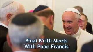 B'nai B'rith Presents Gift To Pope Francis