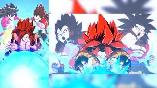 ( Side By Side ) Ultra Super Saiyan 4 Gogeta! References! In Dragon Ball Legends