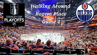 Walking Around Rogers Place Before Game 4 Of The Stanley Cup Finals In Edmonton, Alberta 