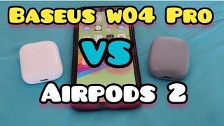 Baseus Encok W04 Pro versus Apple Airpods 2