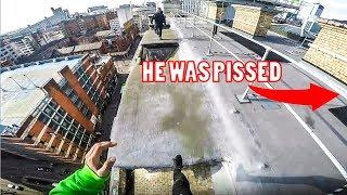 REAL PARKOUR VS SECURITY ROOFTOP ESCAPE