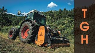 Agricultural mulcher | TMC CANCELA TGH | with tractor FENDT 280 S