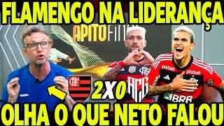 FLAMENGO VAI SER O C..." OLHA O QUE QUE NETO FALOU SOBRE O FLAMENGO! GRANDE VITÓRIA