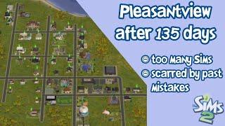 I've played Pleasantview for 135 days and it's overwhelming | Sims 2