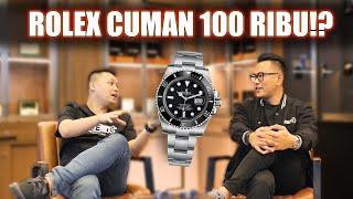 REVIEW JAM TANGAN ROLEX CUMAN 100 RIBU
