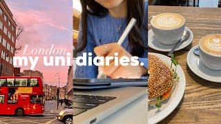 London uni vlog | typical uni days, studying, carrot kimbap