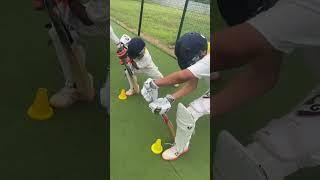 How to front foot defence #cricket #cricketcoaching #cricketlover #shorts #shortcricket #viralvideo