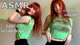 ASMR ~ Fabric Scratching/Clothing Sounds