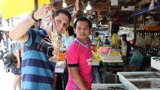 Thailand, Phuket, Seafood/Rawai Market--Chef Mustapha (Part 1)